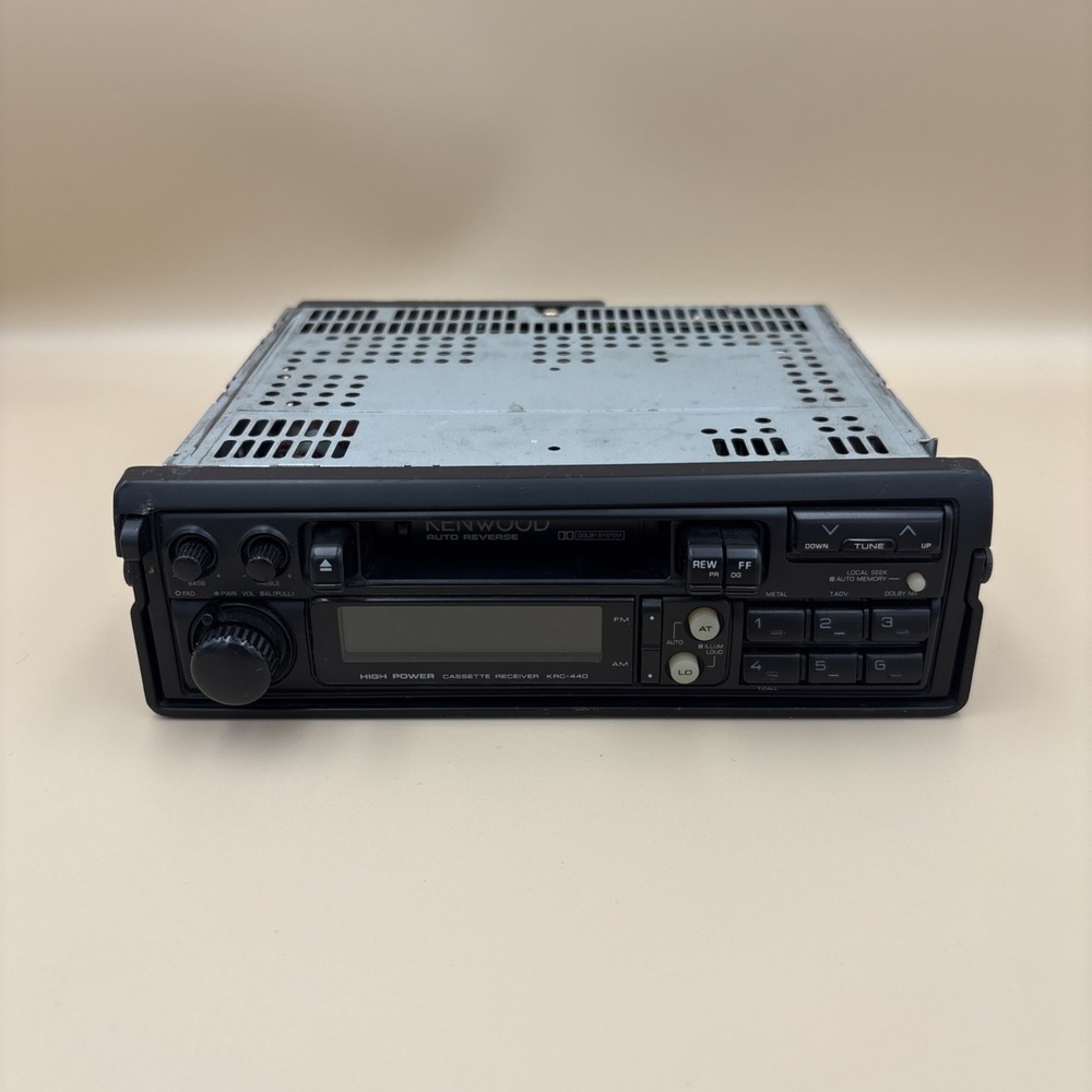 Vintage Kenwood KRC-440Car Stereo Radio Cassette Tape  NOT TESTED